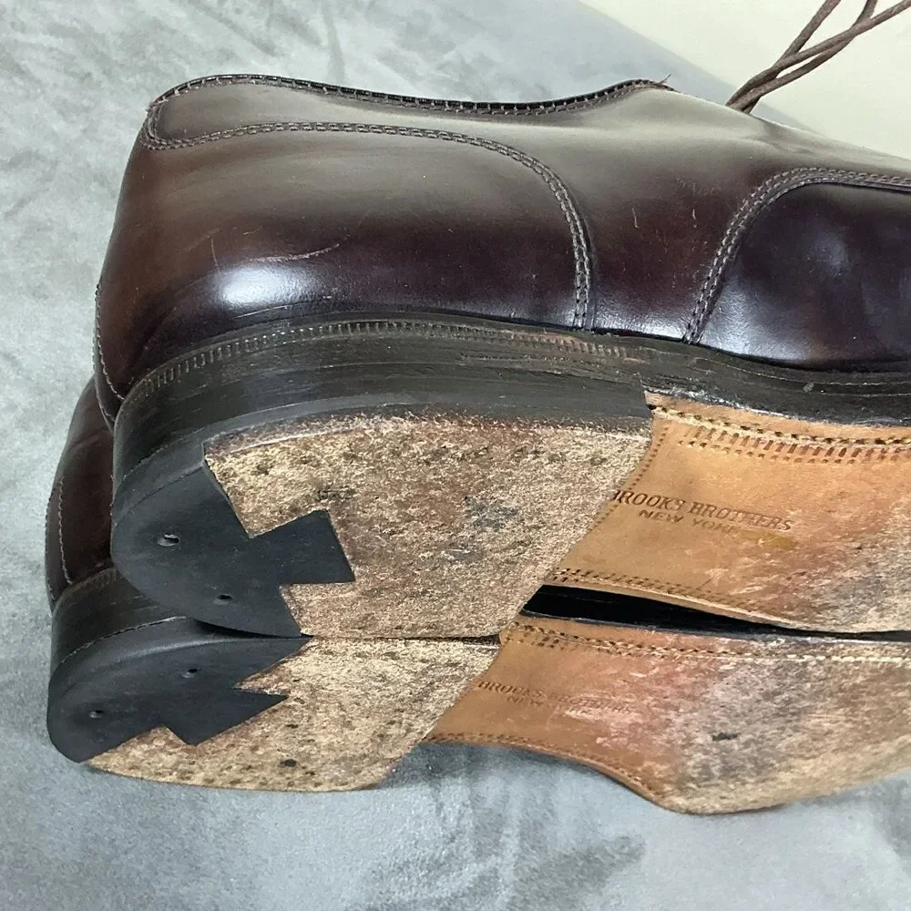 Alden Shell Cordovan 9.5 D Brooks Brothers Color 8 Oxblood Cap Toe Men’s Shoes